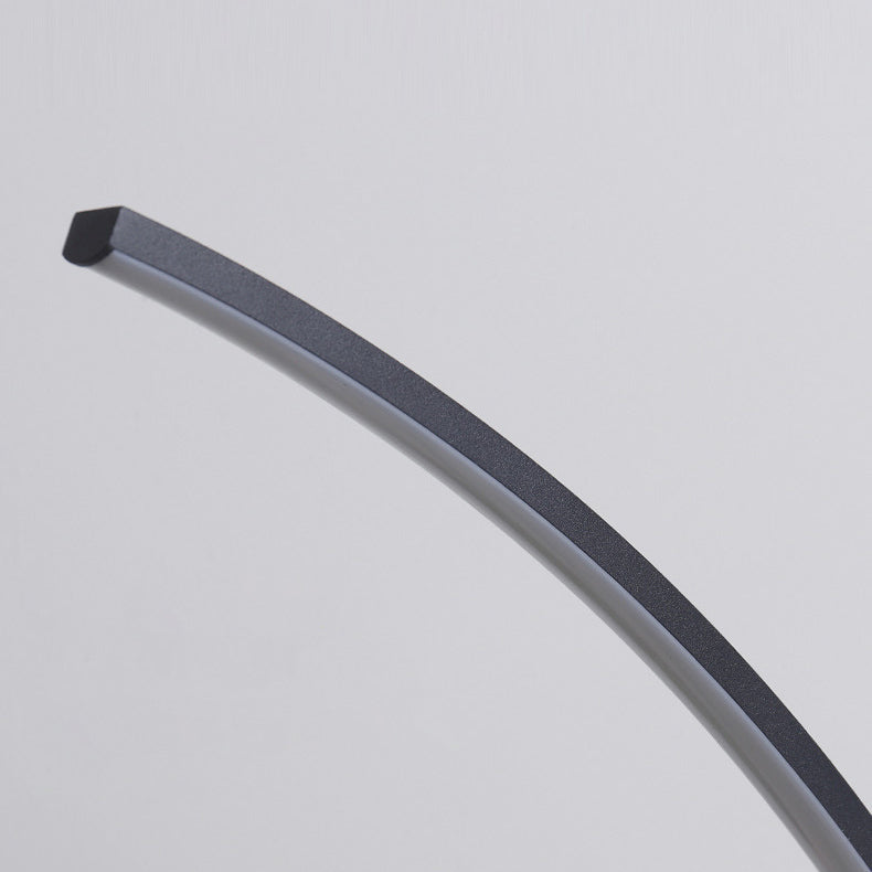 Modern Minimalist USB Curved Iron Aluminum LED Desk Lamp For Study Lumendat