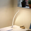 Modern Minimalist USB Curved Iron Aluminum LED Desk Lamp For Study Lumendat