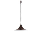 Contemporary Creative Iron Acrylic Horn Volcanic Liftable 1-Light Pendant Light For Dining Room