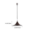 Contemporary Creative Iron Acrylic Horn Volcanic Liftable 1-Light Pendant Light For Dining Room