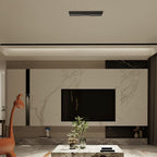 Modern Minimalist Aluminum Rectangular Strip LED Spotlight Flush Mount Ceiling Light For Hallway