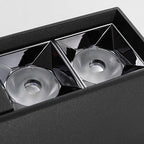Modern Minimalist Aluminum Rectangular Strip LED Spotlight Flush Mount Ceiling Light For Hallway