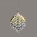 Modern Luxury Hardware Crystal Beads Fishtail LED Pendant Light For Bedside