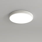 Modern Minimalist Iron Acrylic Round Two-Tier LED Flush Mount Ceiling Light For Bedroom