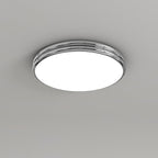 Modern Minimalist Iron Acrylic Round Two-Tier LED Flush Mount Ceiling Light For Bedroom