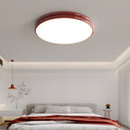 Modern Minimalist Iron Acrylic Round Two-Tier LED Flush Mount Ceiling Light For Bedroom