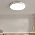 Modern Minimalist Iron Acrylic Round Two-Tier LED Flush Mount Ceiling Light For Bedroom