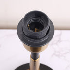 Contemporary Retro Fabric Metal Cylinder Touch Sensor Dimmable 1-Light Table Lamp For Bedside Lumendat