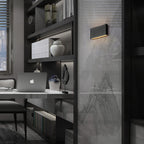 Modern Minimalist Aluminum Square Rectangular LED Wall Sconce Lamp For Bedside
