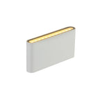 Modern Minimalist Aluminum Square Rectangular LED Wall Sconce Lamp For Bedside