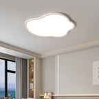 Modern Minimalist Aluminum PVC Irregular Cloud LED Flush Mount Ceiling Light For Bedroom