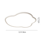 Modern Minimalist Aluminum PVC Irregular Cloud LED Flush Mount Ceiling Light For Bedroom
