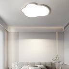 Modern Minimalist Aluminum PVC Irregular Cloud LED Flush Mount Ceiling Light For Bedroom