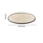 Contemporary Scandinavian Aluminum Iron Acrylic Round Silk Texture LED Flush Mount Ceiling Light For Bedroom