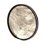 Contemporary Scandinavian Aluminum Acrylic Round Fume Misty LED Flush Mount Ceiling Light For Bedroom
