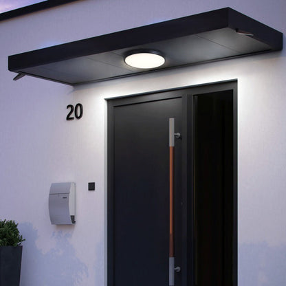 Modern Minimalist Waterproof Aluminum Alloy Pc Round Square LED Flush Mount Ceiling Light for Outdoor Patio