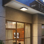 Modern Minimalist Waterproof Aluminum Alloy Pc Round Square LED Flush Mount Ceiling Light for Outdoor Patio