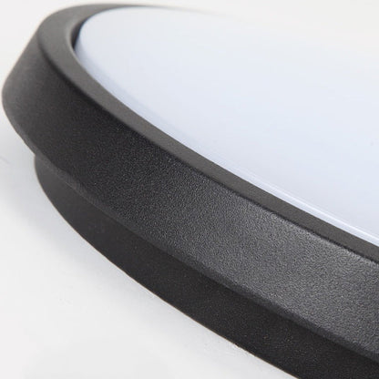 Modern Minimalist Waterproof Aluminum Alloy Pc Round Square LED Flush Mount Ceiling Light for Outdoor Patio