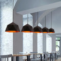 Contemporary Scandinavian Iron Geometric Polygon Rhombus 1-light Pendant Light for Dining Room BulbSquare