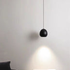 Modern Simplicity Aluminum Egg Liftable Adjustable Focus LED Pendant Light For Bedside