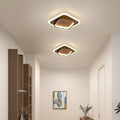 Contemporary Scandinavian Iron Acrylic Round Square LED Flush Mount Ceiling Light For Hallway Lumendat