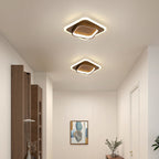 Contemporary Scandinavian Iron Acrylic Round Square LED Flush Mount Ceiling Light For Hallway Lumendat