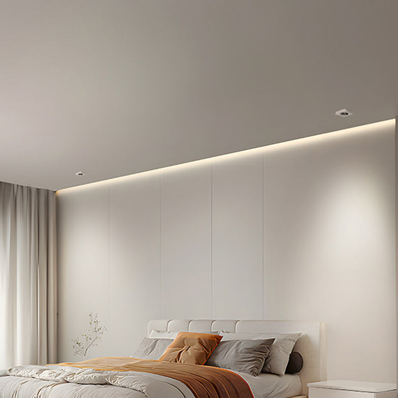 Modern Minimalist Iron Square Rectangular Honeycomb Network Ultra-thin Spotlight Downlight LED Flush Mount Ceiling Light For Hallway Lumendat