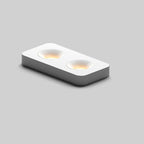 Modern Minimalist Iron Square Rectangular Honeycomb Network Ultra-thin Spotlight Downlight LED Flush Mount Ceiling Light For Hallway Lumendat
