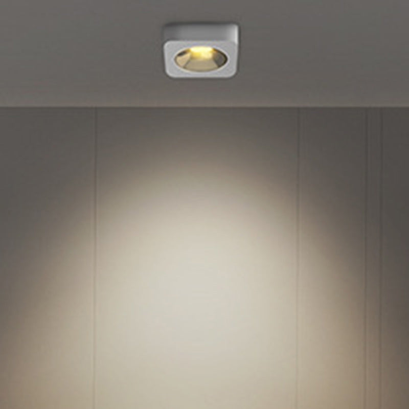 Modern Minimalist Iron Square Rectangular Honeycomb Network Ultra-thin Spotlight Downlight LED Flush Mount Ceiling Light For Hallway Lumendat
