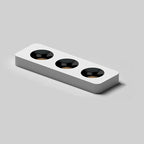 Modern Minimalist Iron Square Rectangular Honeycomb Network Ultra-thin Spotlight Downlight LED Flush Mount Ceiling Light For Hallway Lumendat