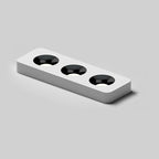 Modern Minimalist Iron Square Rectangular Honeycomb Network Ultra-thin Spotlight Downlight LED Flush Mount Ceiling Light For Hallway Lumendat