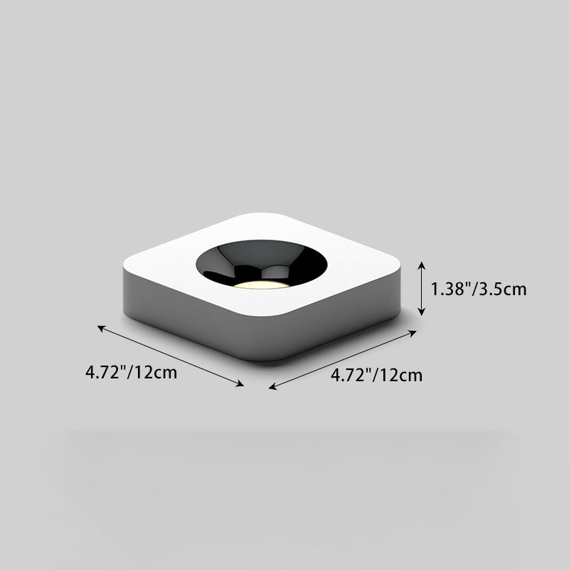 Modern Minimalist Iron Square Rectangular Honeycomb Network Ultra-thin Spotlight Downlight LED Flush Mount Ceiling Light For Hallway Lumendat