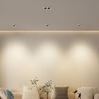 Modern Minimalist Iron Square Rectangular Honeycomb Network Ultra-thin Spotlight Downlight LED Flush Mount Ceiling Light For Hallway Lumendat