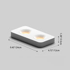 Modern Minimalist Iron Square Rectangular Honeycomb Network Ultra-thin Spotlight Downlight LED Flush Mount Ceiling Light For Hallway Lumendat
