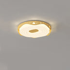 Lumendat Contemporary Nordic Kids Iron PE Round Doughnut Hanging Animal LED Flush Mount Ceiling Light For Bedroom Lumendat