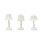 Contemporary Nordic Battery ABS Flower Pleated LED Table Lamp Night Light For Bedside Lumendat