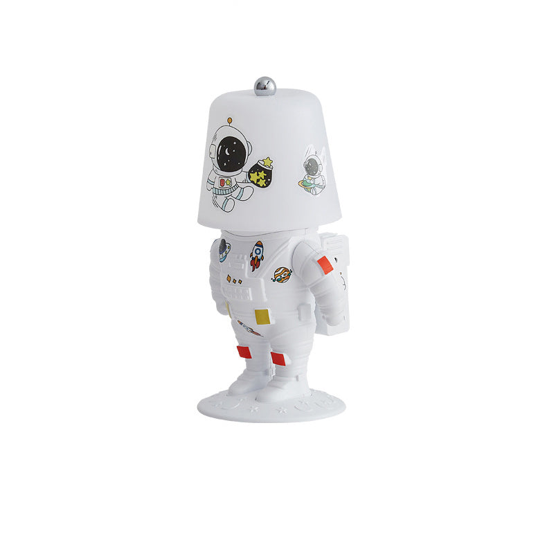 Lumendat Contemporary Creative ABS PS Astronaut Lunar Kids Rechargeable LED Table Lamp Night Light For Bedroom Lumendat