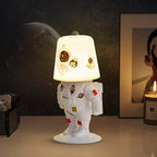 Lumendat Contemporary Creative ABS PS Astronaut Lunar Kids Rechargeable LED Table Lamp Night Light For Bedroom Lumendat