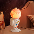 Lumendat Contemporary Creative ABS PS Astronaut Lunar Kids Rechargeable LED Table Lamp Night Light For Bedroom Lumendat