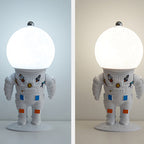 Lumendat Contemporary Creative ABS PS Astronaut Lunar Kids Rechargeable LED Table Lamp Night Light For Bedroom Lumendat