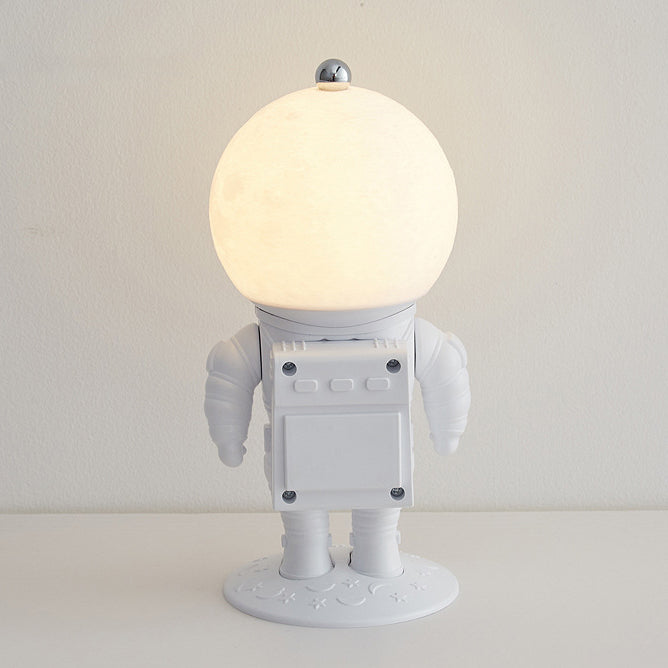 Lumendat Contemporary Creative ABS PS Astronaut Lunar Kids Rechargeable LED Table Lamp Night Light For Bedroom Lumendat
