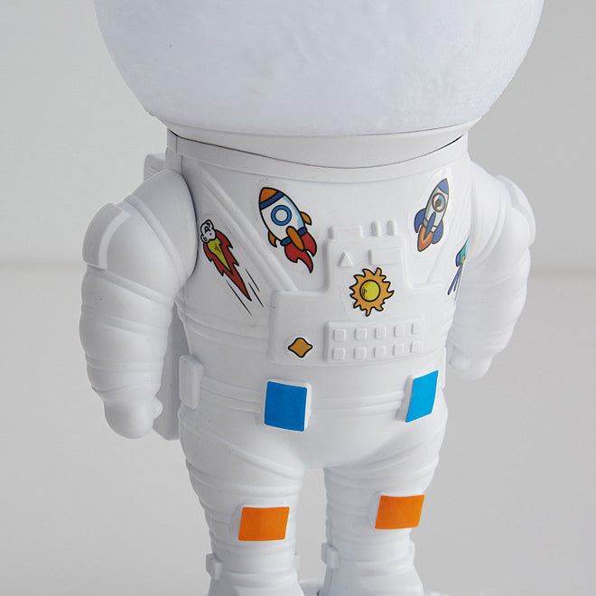 Lumendat Contemporary Creative ABS PS Astronaut Lunar Kids Rechargeable LED Table Lamp Night Light For Bedroom Lumendat