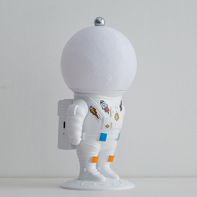 Lumendat Contemporary Creative ABS PS Astronaut Lunar Kids Rechargeable LED Table Lamp Night Light For Bedroom Lumendat
