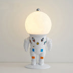 Lumendat Contemporary Creative ABS PS Astronaut Lunar Kids Rechargeable LED Table Lamp Night Light For Bedroom Lumendat