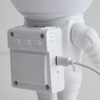 Lumendat Contemporary Creative ABS PS Astronaut Lunar Kids Rechargeable LED Table Lamp Night Light For Bedroom Lumendat