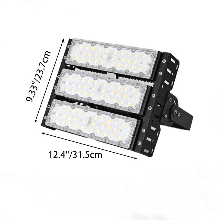 Modern Simplicity Waterproof Aluminum Rotatable Rectangular High Brightness LED Outdoor Light For Outdoor Patio Lumendat