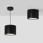 Modern Minimalist Aluminum PC Round Cylinder LED Pendant Light For Hallway