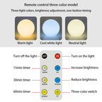 Contemporary Creative Rechargeable Waterproof PE Rose LED Table Lamp Night Light For Bedside Lumendat