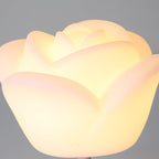 Contemporary Creative Rechargeable Waterproof PE Rose LED Table Lamp Night Light For Bedside Lumendat