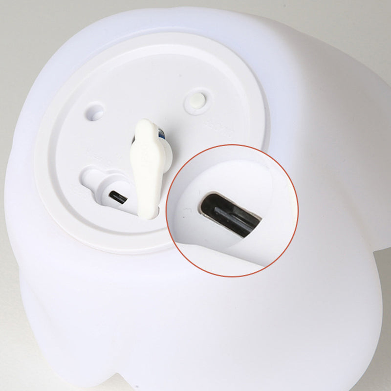 Contemporary Creative Rechargeable Waterproof PE Rose LED Table Lamp Night Light For Bedside Lumendat
